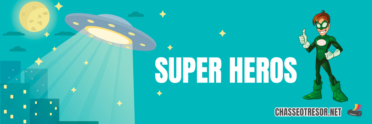Jeu pour anniversaire des super héros