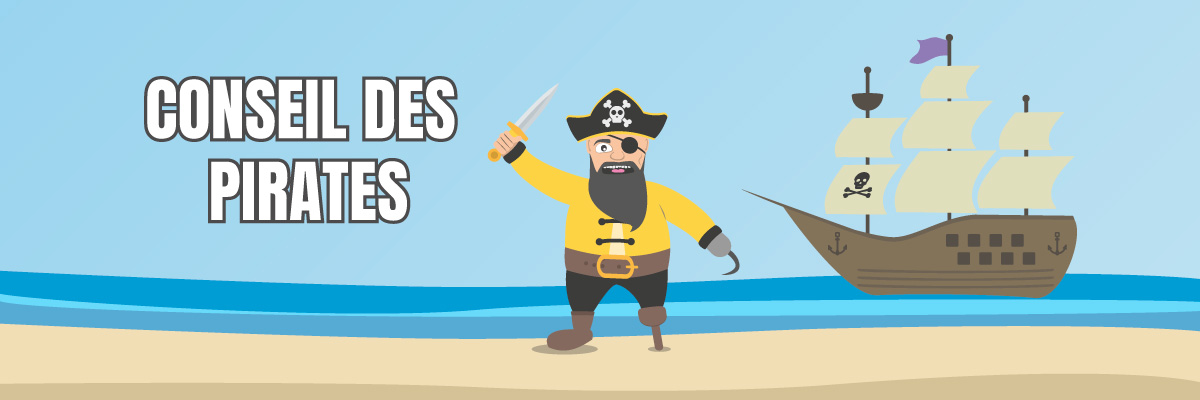 Chasse au trésor pirates pour les enfants