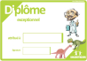 Diplome - Espions et Dinosaures - 8/12 ans