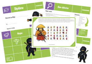 Le jeu des ninjas - 5-7 ans