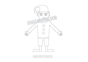 Coloriage pour enfant bonhomme de neige