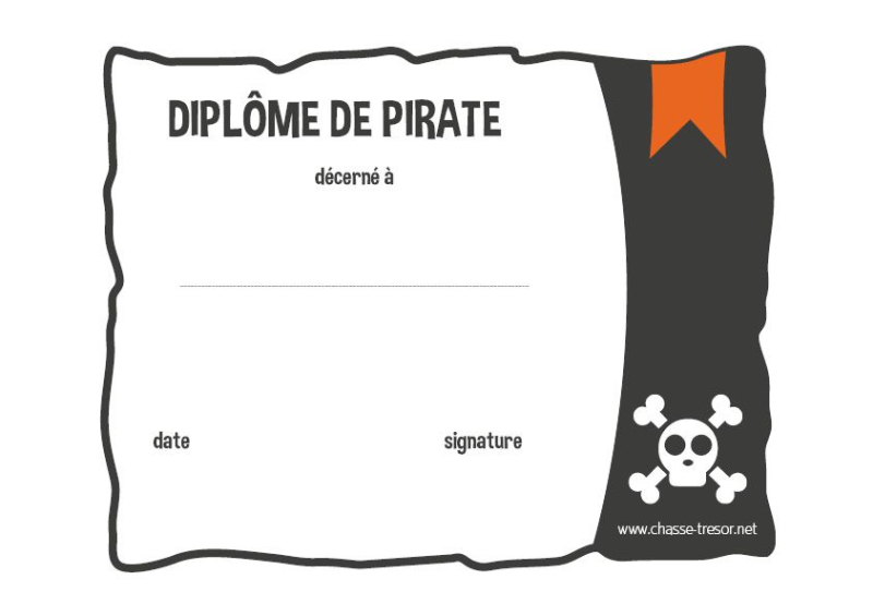 Joyeux anniversaire 7 ans Pirate