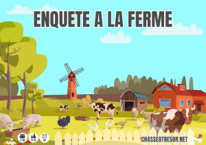 Enquête à imprimer à la ferme - 4-5 ans