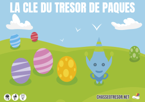 La clé du trésor de Pâques - 6-7-8 ans
