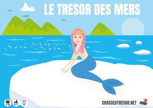 Jeu à imprimer - Le Trésor des Mers - 6-7 ans