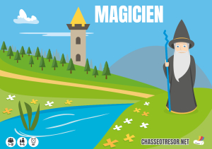 Chasse au trésor du Magicien - 5 ans