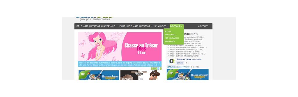 La nouvelle version de Chasse O Tresor est en ligne !